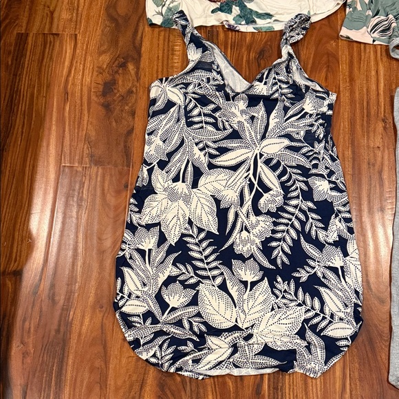 Four Soma Floral and Butterfly Pajama Camis - Cream and Pink - Picture 2 of 9